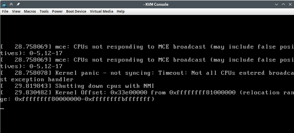 Kernel panic